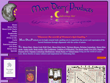 Tablet Screenshot of moondiary.com.au